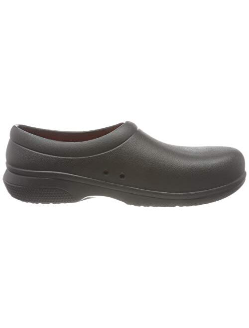 Crocs Unisex-Adult Men's and Women's on The Clock Literide Clog | Slip Resistant Work Shoes