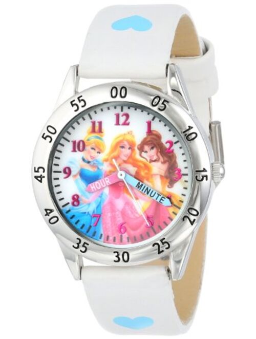 Disney Kids' PN1172 Princess Watch with White Band