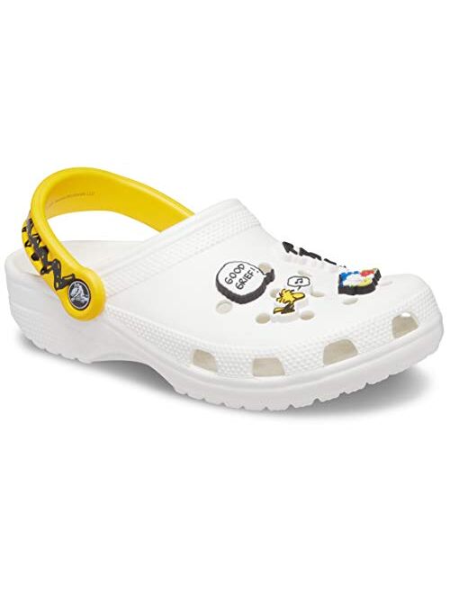 Crocs Unisex-Adult Men's and Women's Classic Peanuts Charm Clog | Charlie Brown
