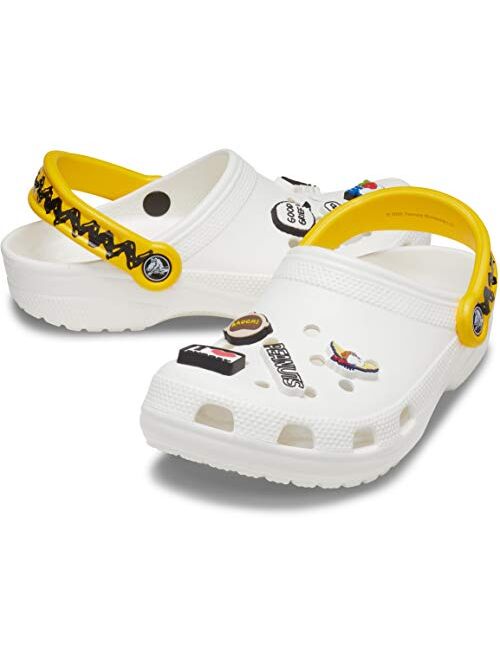 Crocs Unisex-Adult Men's and Women's Classic Peanuts Charm Clog | Charlie Brown