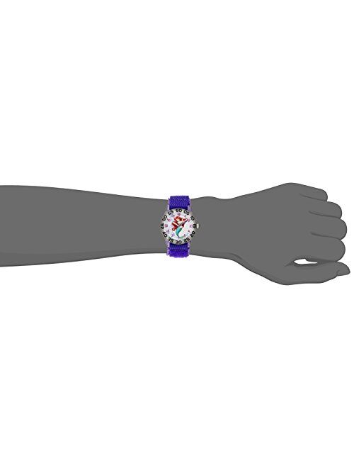 Disney Kids' W001669 Ariel Analog Display Analog Quartz Purple Watch