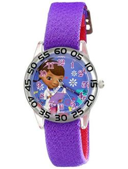 Kids' W001955 Doc McStuffins Analog Display Analog Quartz Purple Watch