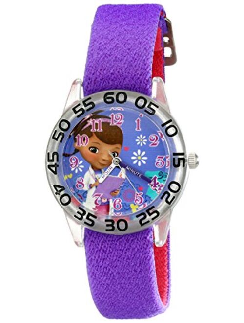 Disney Kids' W001955 Doc McStuffins Analog Display Analog Quartz Purple Watch