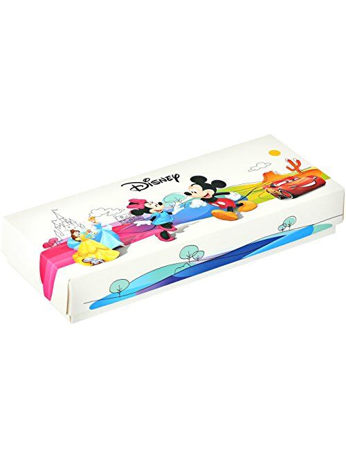 Disney Girls Minnie Mouse Analog-Quartz Watch with Plastic Strap, Pink, 15.8 (Model: WDS000506)