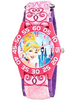 Kids' W001671 Cinderella Analog Display Analog Quartz Pink Watch