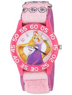 Girl's 'Rapunzel' Quartz Plastic and Nylon Watch, Color:Purple (Model: W002967)
