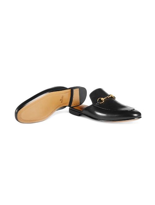 Gucci Leather Horsebit slippers
