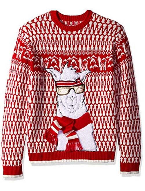Blizzard Bay mens   Men's Ugly Christmas Sweater Llama