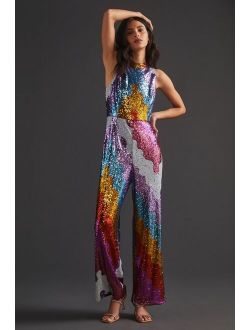 Hutch Abstract Sequined Jumpsuit