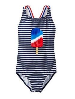 Cat and Jack Girls Fun in The Sun One Piece Swimsuit