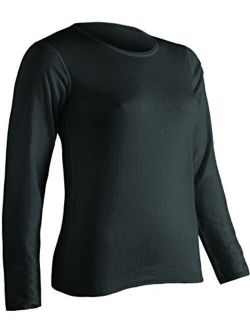 womens Plus Size Dual Layer Long Sleeve Crew