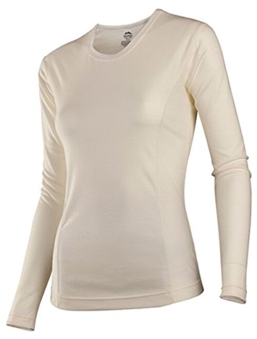 ColdPruf Women's Classic Base Layer Long Sleeve Crew Neck Top, Almond, X-L 48AXLAL