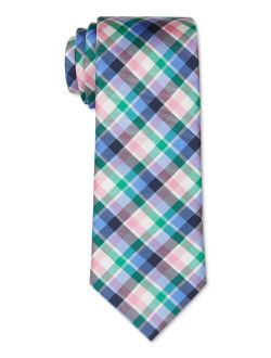 Men's Multi Plaid Slim Tie