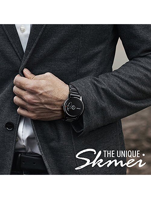 SKMEI Fashion Men Military Quartz Watch Waterproof Full Steel Watch