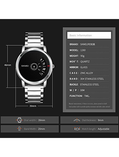 SKMEI Fashion Men Military Quartz Watch Waterproof Full Steel Watch