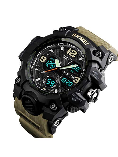 Skmei Classic Sport Watch Popular Analog Comfortable Men's Digital Waterproof Look Nice Wristwatch