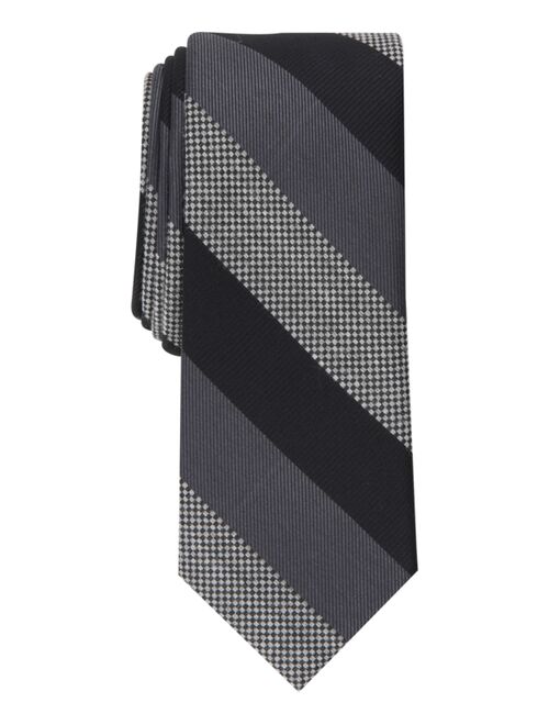 Bar III Men's Skinny Diagonal Stripe Tie, Created for Macy's