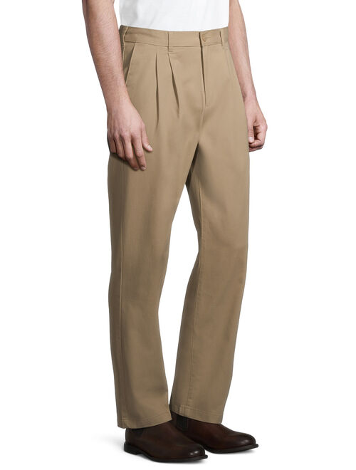 George Men's Pleated Wrinkle Resistant Pant