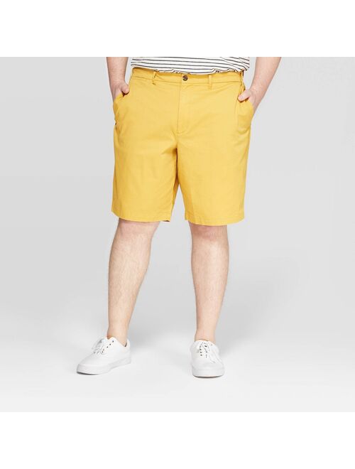 Men's Big & Tall 10.5 Chino Shorts - Goodfellow & Co Yellow 46