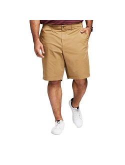 Men's Big & Tall 10.5" Slim Fit Flat Front Chino Shorts -