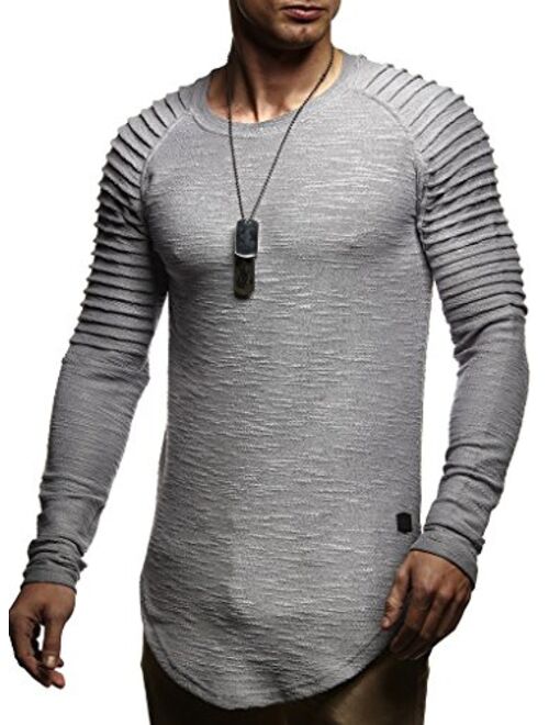 Leif Nelson LN8129 Men's Oversized Hoodie Sweatshirt