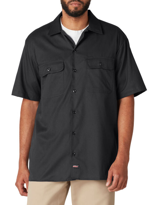 Genuine Dickies Men'sFLEX Short Sleeve Work Shirt, Temp Control Cooling