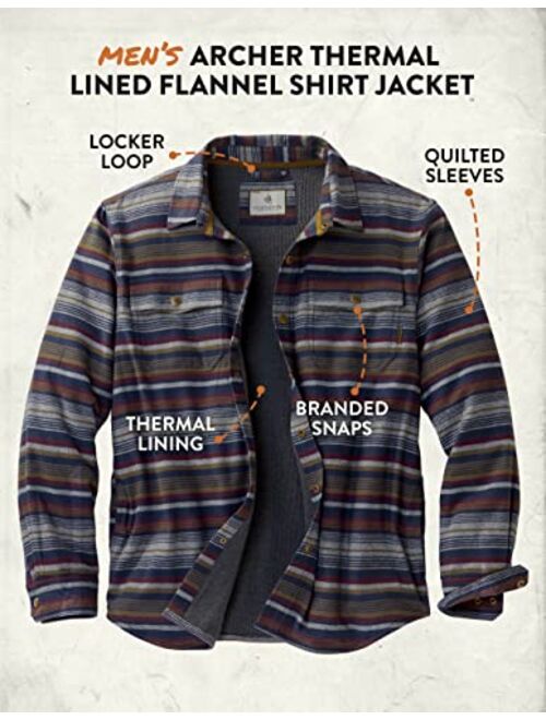 Legendary Whitetails Men's Archer Thermal Lined Shirt Jacket