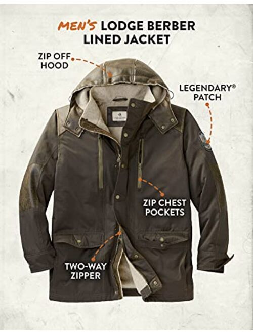 Legendary Whitetails Men's Lodge Berber Lined Jacket