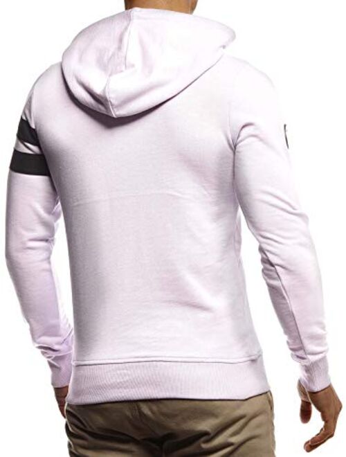LEIF NELSON Men's Stylish Hoodie Longsleeve Pullover Sweatshirt Sweater Jacket For Men Slim Fit LN-8334