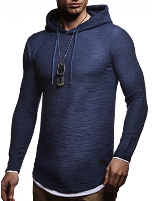 Leif Nelson LN8123 Men's Oversized Hoodie Sweatshirt