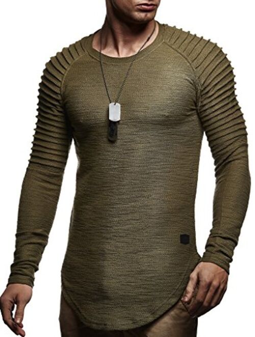 Leif Nelson LN8129 Men's Light Hooded Sweatshirt; Size