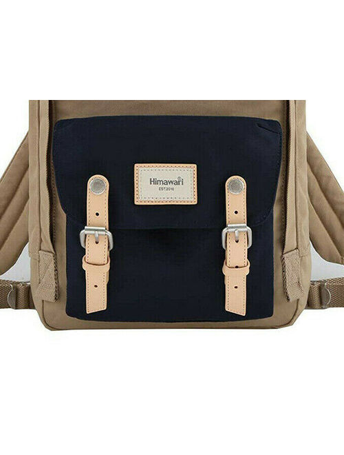 Himawari Backpack Bags 14" Laptop School Water Resistant Fashion Style Beige New