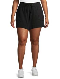 Women's Plus Size Knit Shorts