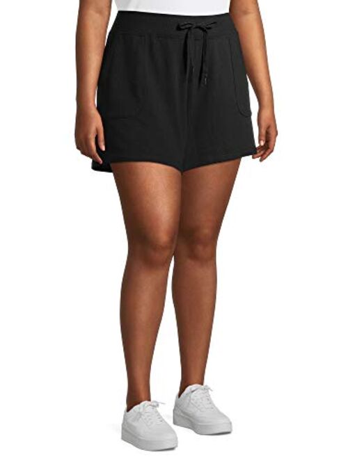 Terra & Sky Women's Plus Size Knit Shorts
