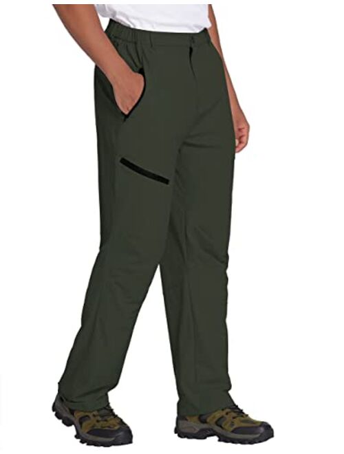 COOFANDY Men's Outdoor Hiking Pants Breathable Lightweight Quick Dry Running Pants Zipper Pockets