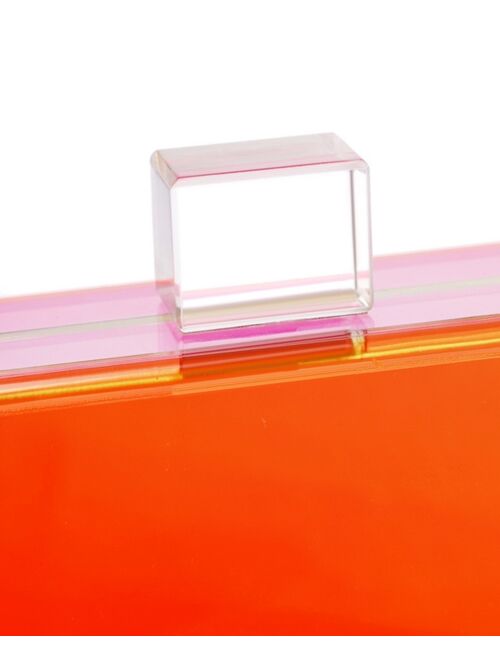Milanblocks Trendy Transparent Acrylic Clutch