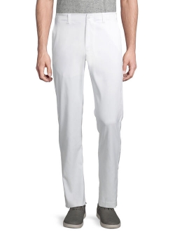 Mens Active Flex Flat-Front Golf Pants