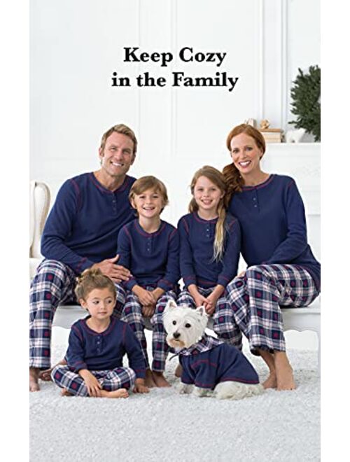 PajamaGram Family Christmas Pajamas - Matching Family Pajamas, Snowfall