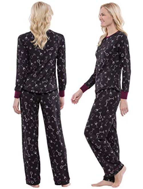 PajamaGram Womens PJs Sets Cozy - Ultra Soft Women Pajamas