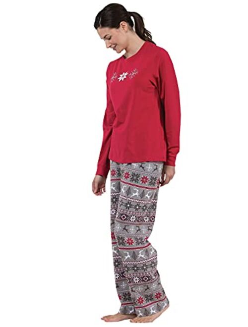 PajamaGram Christmas Pajamas for Women - Christmas PJs Women, Novelty Prints