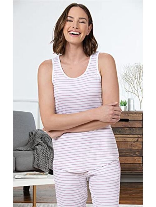 PajamaGram Womens PJs Sets Soft - Cute Women Pajamas, 3-Piece