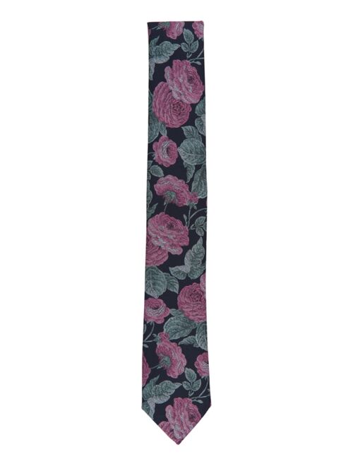 Bar III Men's Burdette Floral Tie, Created for Macy's