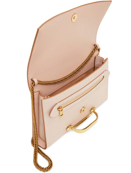 Pink Croc Small 'The Story' Crossbody Bag