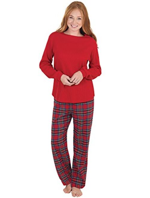 PajamaGram Women Pajamas Set Plaid - Classic Womens Pajamas Sets