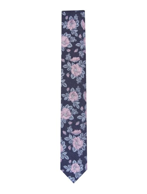 Bar III Men's Fairmont Skinny Floral Tie, Created for Macy's