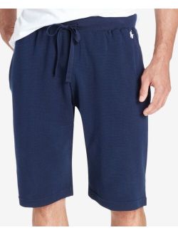 Men's Waffle-Knit Solid Pajama Shorts