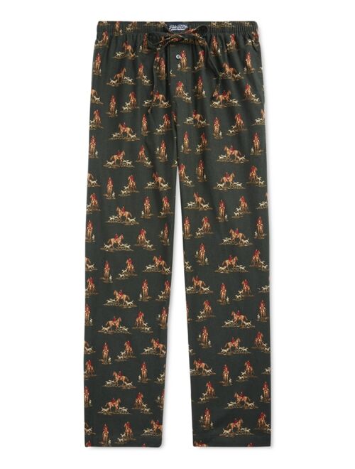 Polo Ralph Lauren Men's Hunter & Dog Print Flannel Pajama Pants