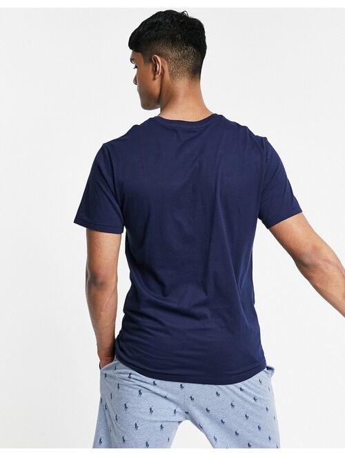 Polo Ralph Lauren t-shirt in navy with bottom pony logo