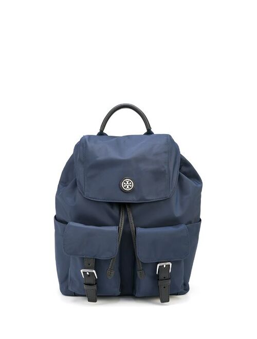 Tory Burch logo-plaque backpack