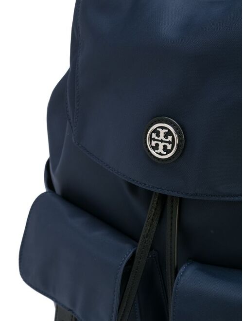 Tory Burch logo-plaque backpack